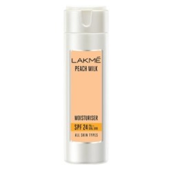 Lakme Peach Milk Moisturizer with SPF 24 PA++ Uva, Uvb, for All Skin