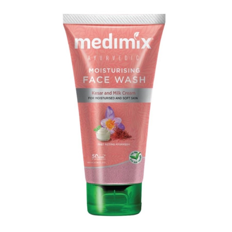 Medimix Ayurvedic Moisturizing Face Wash - with Kumkumadi Oil & Milk