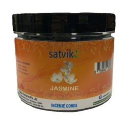 Satvik Jasmine Incense Cones for Puja and Prayer 200g