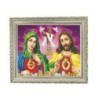 Satvik Lord Jesus Christ & Holy Mother Mary Designer Wooden Photo