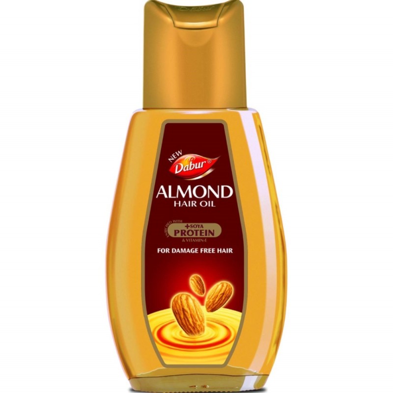 Dabur Almond Hair Oil, Enriched with Soya Protein & Vitamin E