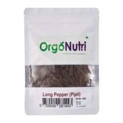 Orgonutri Whole Long Pepper, Indian Long Pepper, Pipli, Bì Bō 100g