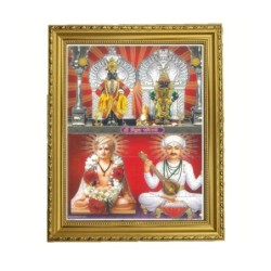 Satvik Shri Vitthal Rukmini with Sant Dnyaneshwar & Sant Tukaram