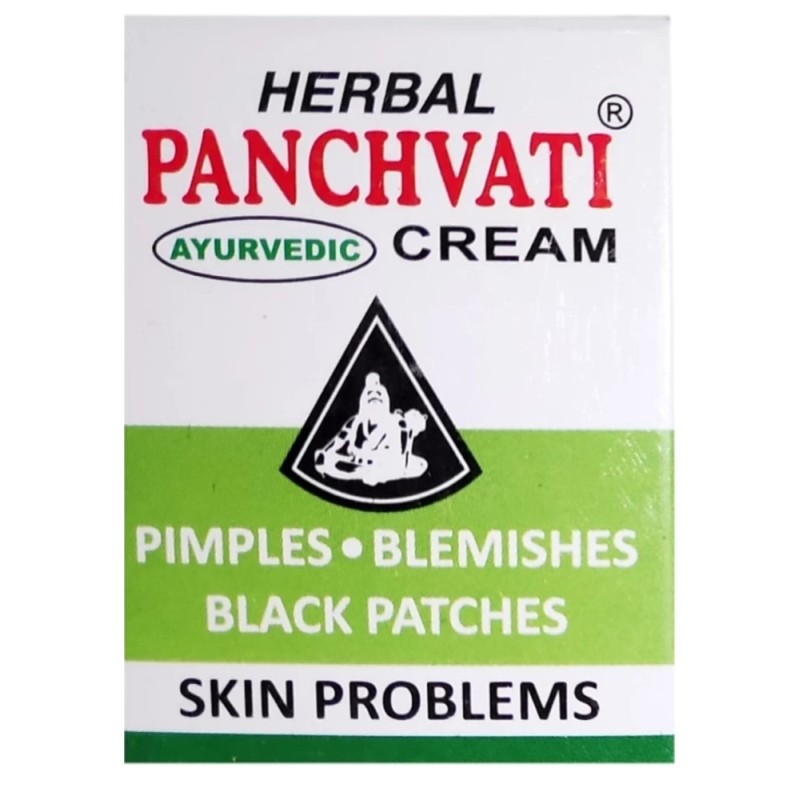 Panchvati Herbal Ayurvedic Cream, for Skin Problems Like Pimples
