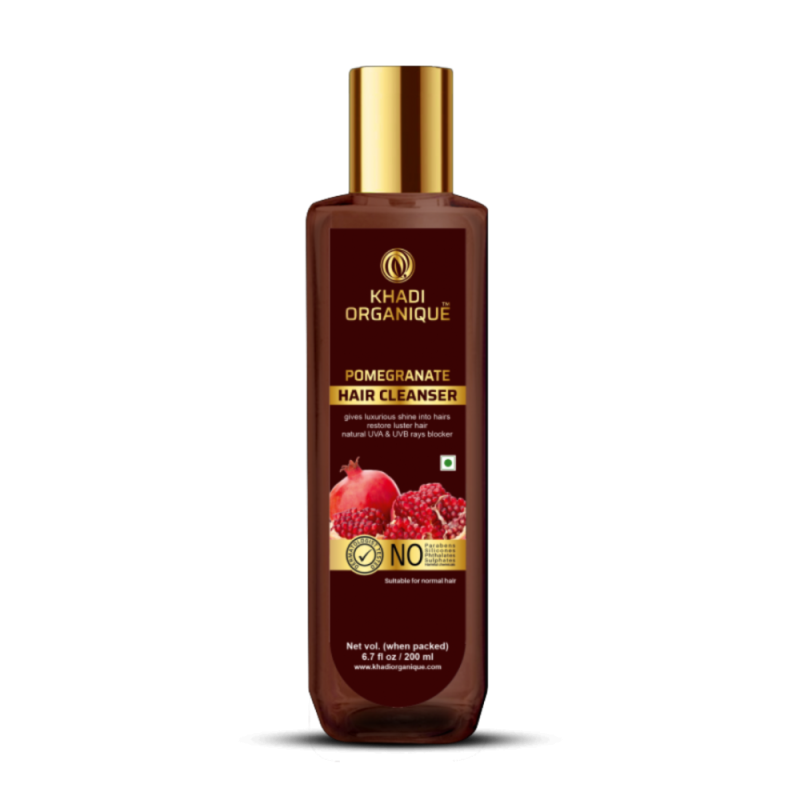Khadi Organique Pomegranate Hair Cleanser - Gives Luxurious Shine