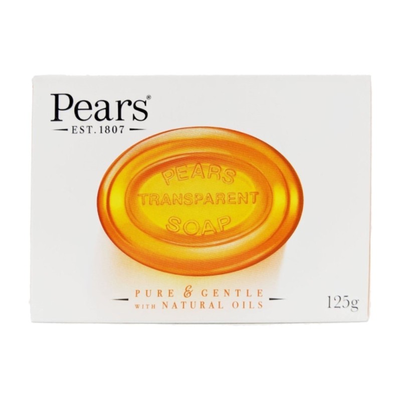 Pears Pure & Gentle Soap Bar with Natural Oils, Pack of 2 ( Each) 125g