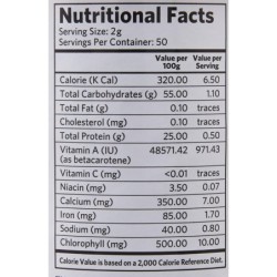 Organic India Wheat Grass Powder Boosts Energy & Builds Immunity 100g
