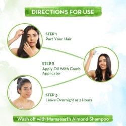 Mamaearth Almond Hair Oil with Cold Pressed Almond Oil & Vitamin E