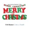 Kodayz Christmas Products, Merry Christmas Felt Banner for Home
