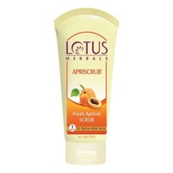 Lotus Herbals Apriscrub Fresh Apricot Scrub Natural Exfoliating Face
