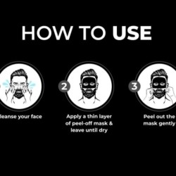 Beardo Activated Charcoal Detox Peel Off Mask for Men
