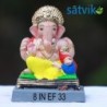 Satvik Ef 33 Eco Friendly Ganesha Idol Made of Clay Shadu Mati
