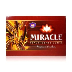 Miracle Real Incense Premium Dhoop Cones for Pooja and Prayer 2 Packs
