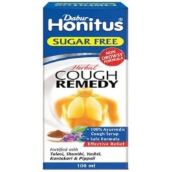 Dabur Honitus Sugar Free Cough Syrup 100% Ayurvedic Cough, Cold, Sore