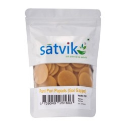 Satvik Dry Pani Puri Papads (Gol Gappa), Ready to Fry Pani Puri
