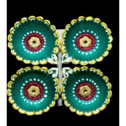 Satvik Colorful Clay Diyas for Diwali Festival, Multicolor Diwali