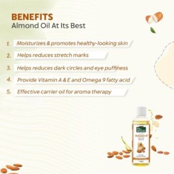 Indus Valley Bio Organic Cold Pressed Sweet Almond Oil 100ml