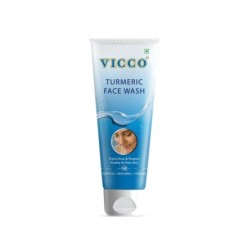 Vicco Turmeric Face Wash, Turmeric Extract, Removes Pimples