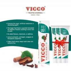 Unique Vicco Vajradanti Sugar Free Paste (Pack of 2) 200gm