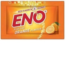 Eno Fruit Salt Antacid Powder - Orange Flavor - Each 20 Packs