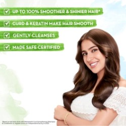 Mamaearth Curd Smoothening Shampoo for Women and Men; with Curd
