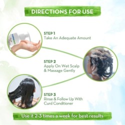 Mamaearth Curd Smoothening Shampoo for Women and Men; with Curd