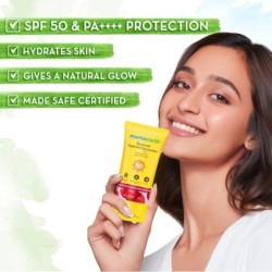 Mamaearth Beetroot Hydraful Sunscreen with Hyaluronic Acid SPF