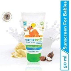 Mamaearth Mineral Based Sunscreen - Infused with Calendula & Zinc