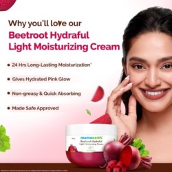 Mamaearth Beetroot Hydraful Light Moisturizing Cream with Beetroot