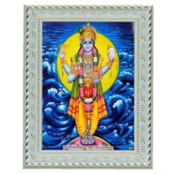 Satvik Sri Dhanvantri Dev, God of Health and Ayurveda Designer White