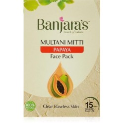 Banjara's Multani Mitti + Papaya Face Pack Powder 100 G