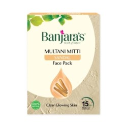Banjara's Multani Mitti + Sandal Face Pack Powder 100 Gm