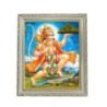 Satvik Lord Hanumanji Flying with Dronagiri Mountain, Designer White
