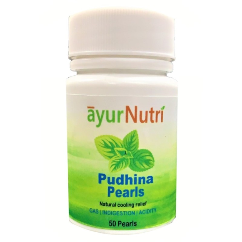 Ayurnutri Pudhina Pearls (Pudin Hara) for Effective and Cooling