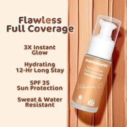 Mamaearth Hydra-Glow Full Coverage Dewy Finish Liquid Foundation