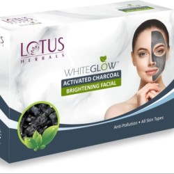 Lotus Activated Charcoal Brightening Facial Kit 37g