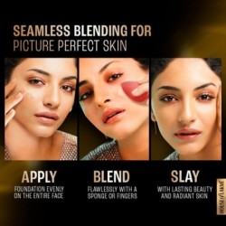 Lakmé Invisible Finish SPF 8 Liquid Foundation, Shade 01, Full