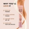 Lakmé 9-5 P+m Fdn Cool Rose, Full Coverage, Matte Finish, Lotion
