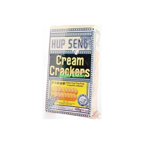Hup Seng Cream Crackers Pkt 428 gm Hup Seng Cream Crackers Pkt 428 gm
