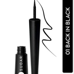 Sugar Cosmetics Gloss Boss 24Hr Glossy Eyeliner Gel with Brush