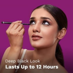 Pilgrim Black Mischief Kajal Smudge & Waterproof Single Stroke Matte