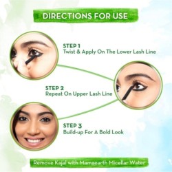 Mamaearth Long Stay Kajal Pencil Black Retractable Waterproof