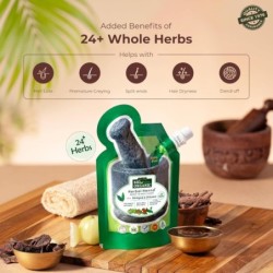 Indusvalleybioorganic Herbal Henna with Bhringraj & Shikakai -, Brown