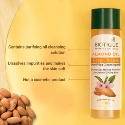 Biotique Bio Almond Oil Soothing Face & Eye Makeup Cleanser
