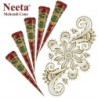 Neeta Natural Henna Mehandi Cone for Hand Designing, Wedding in 2 Box