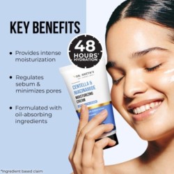 Dr. Sheth's Centella and Niacinamide Moisturizing Cream for Oily