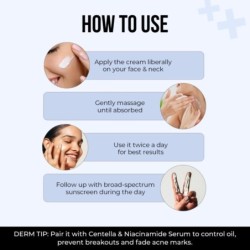 Dr. Sheth's Centella and Niacinamide Moisturizing Cream for Oily