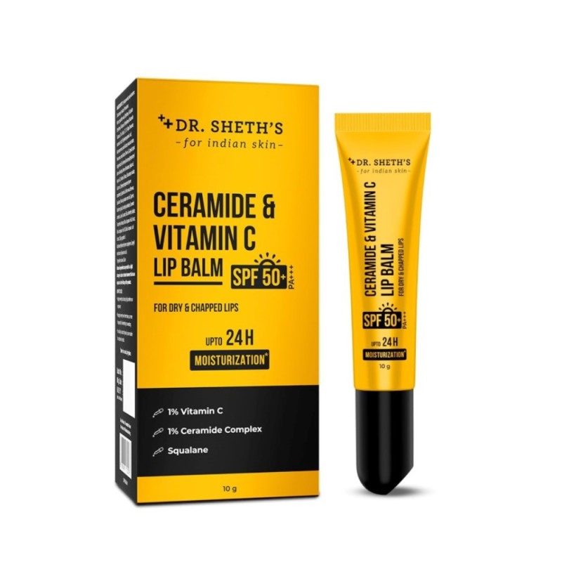 Dr. Sheth's Ceramide & Vitamin C Lip Balm Heals Dry & Chapped Lips