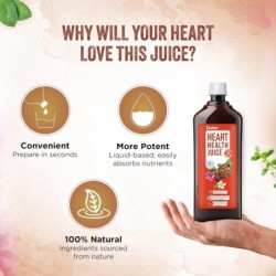Dabur Heart Health Juice - Ayurvedic Cardiac Care Juice Enriched