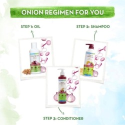Mamaearth Onion Shampoo, with Onion & Plant Keratin for Hair Fall